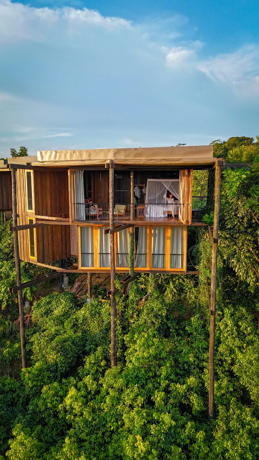 The Round House among the treetops